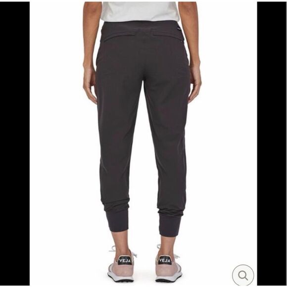 Patagonia Happy Hike Studio Jogger Pants Black Women’s Medium - Picture 2 of 12